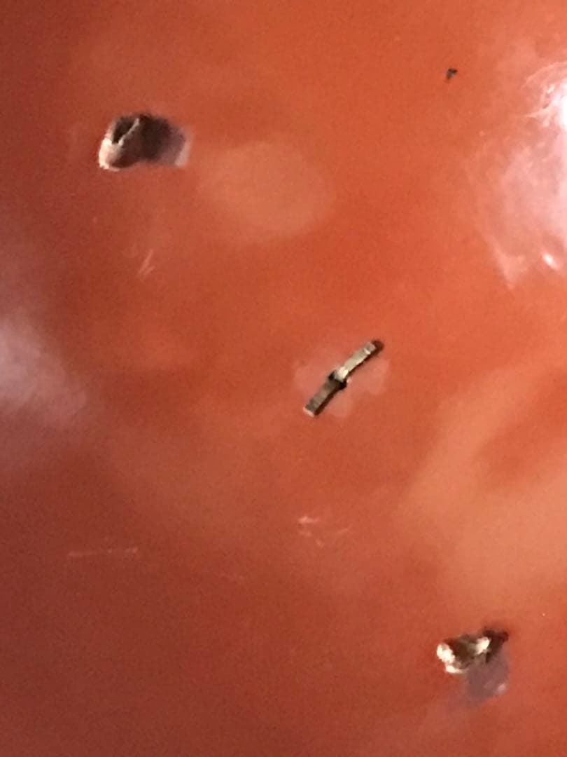 陣笠　丸に違い鷹の羽紋