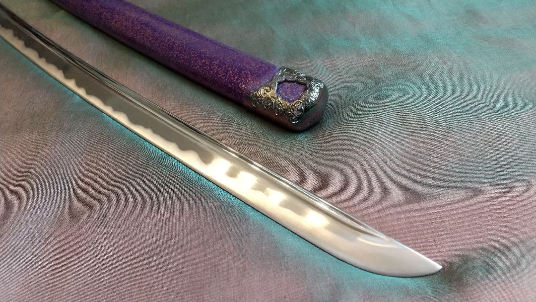 【鶴姫一文字】模造刀 喰出し鍔 鐺 模擬刀 拵え 日本刀 上杉謙信 sword