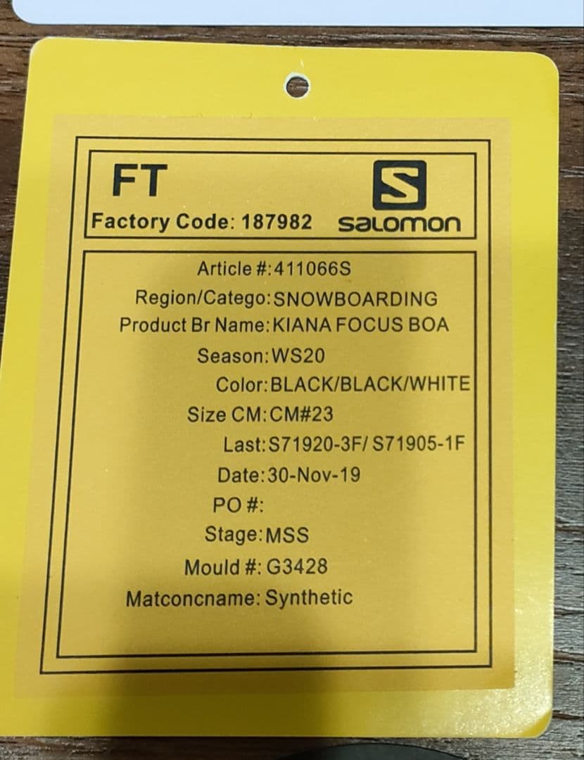 スノーボード ブーツ SALOMON サロモン KIANA キアナ