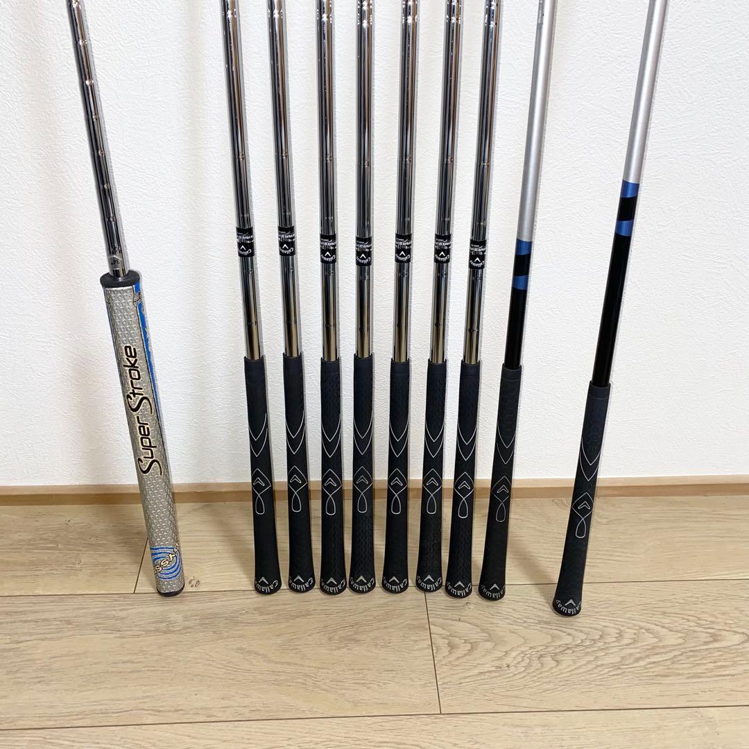 キャロウェイ メンズ用ゴルフクラブ フルセット☆初心者 右利きキャディバッグ付S