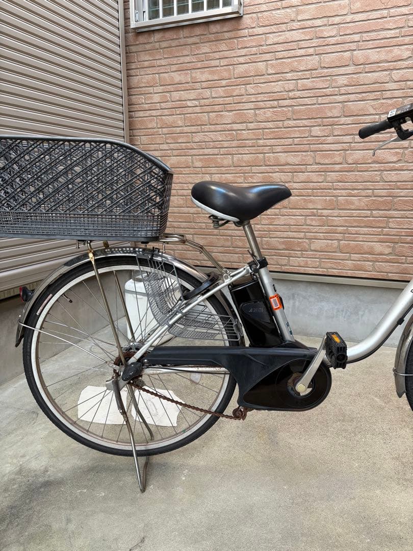電動アシスト自転車 シティタイプ シルバー