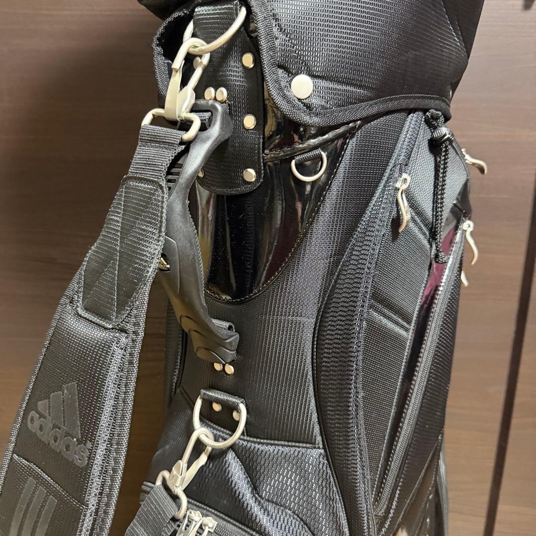 adidas キャディバッグ ゴルフバッグ ブラック