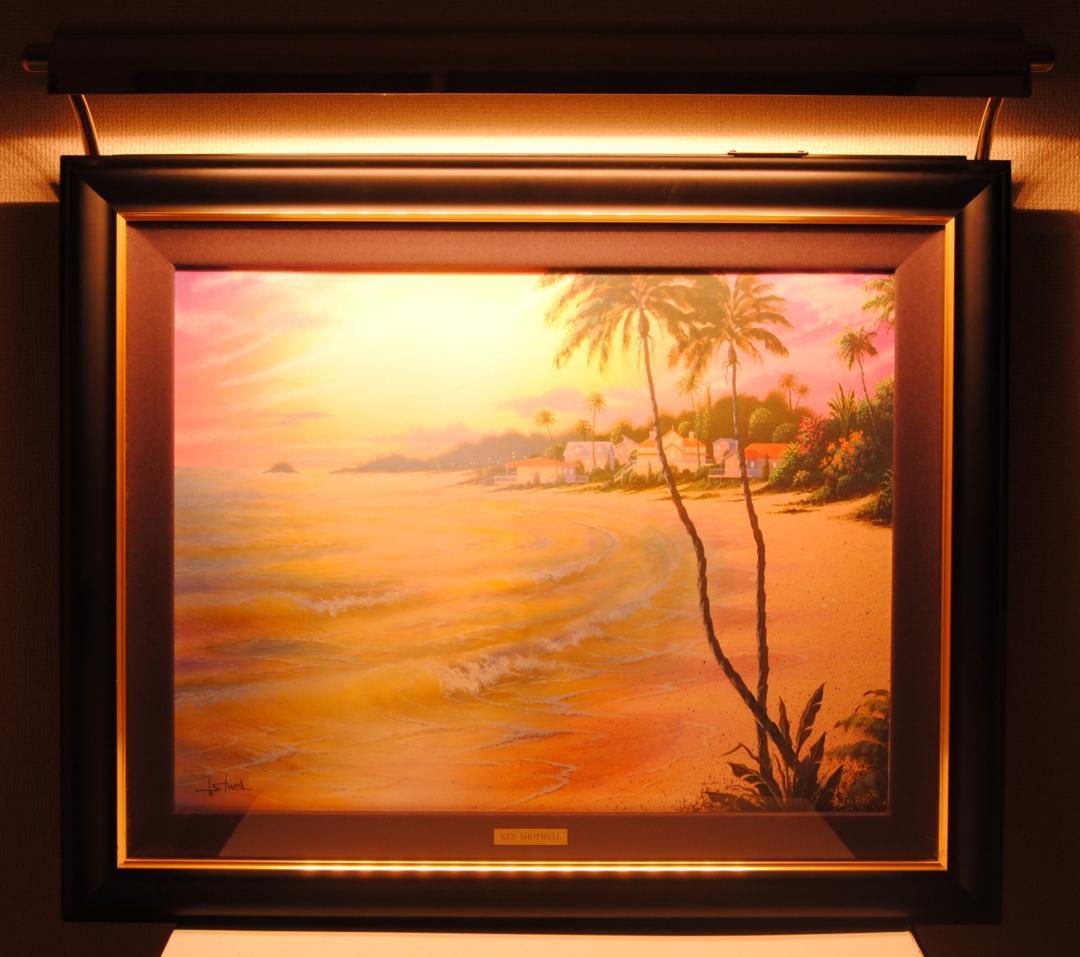 ケン・ショットウェル サンセットビーチ ルミナート版画 12/50 風景画