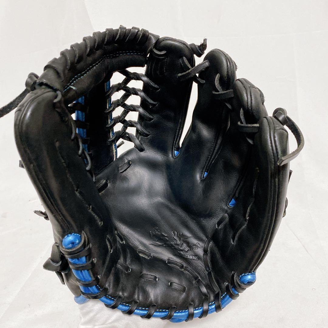 限定カラー　ミズノ　ブレイブスピリット　一般軟式用グローブ　メタリックブルー　青