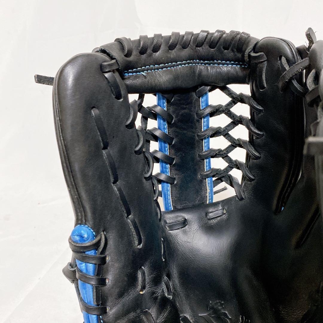 限定カラー　ミズノ　ブレイブスピリット　一般軟式用グローブ　メタリックブルー　青