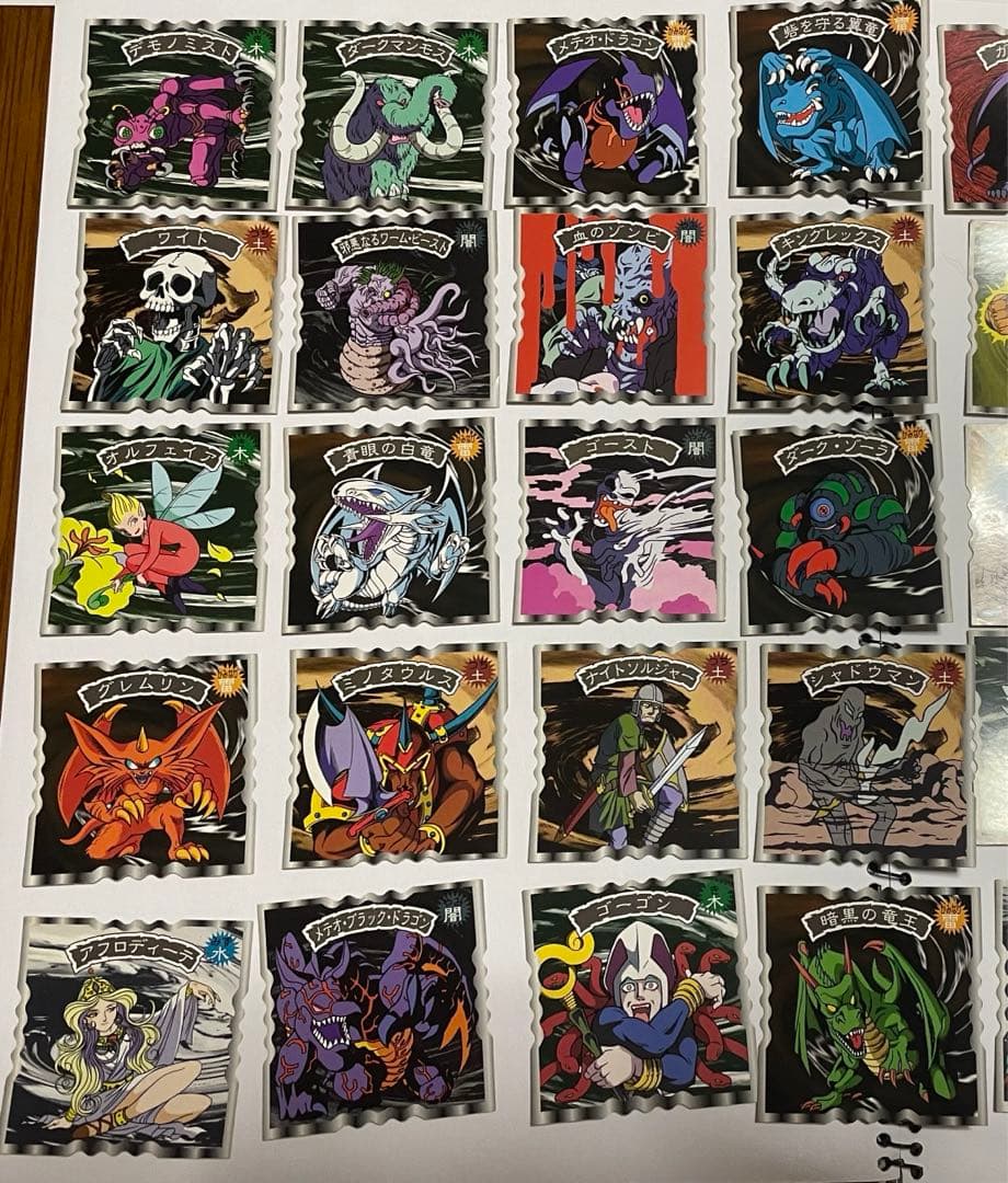 遊戯王　トップ製菓　ステッカー　50種類フルコンプリート