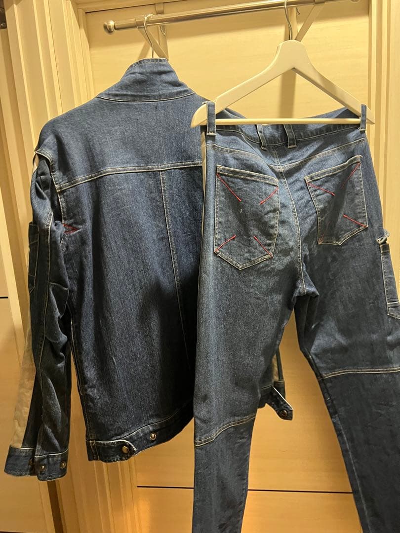 超激レア　作業着　ディノベーション　Dinnovation  ラインデニム