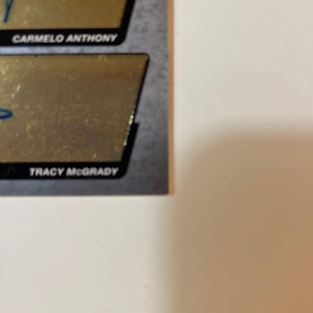 Tracy Mcgrady&Carmelo Anthony ダブルサインカード