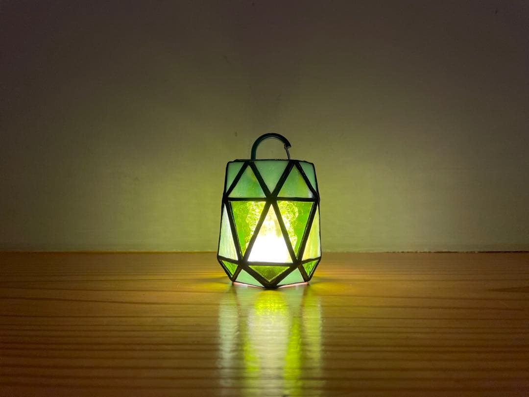 LM4サイズ　ランプシェード　ステンドグラス　〜tubomi〜