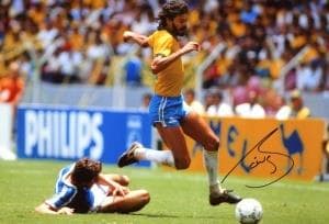 レア！　ソクラテス 　　ブラジル代表 証明書付き　直筆サイン入りフォト