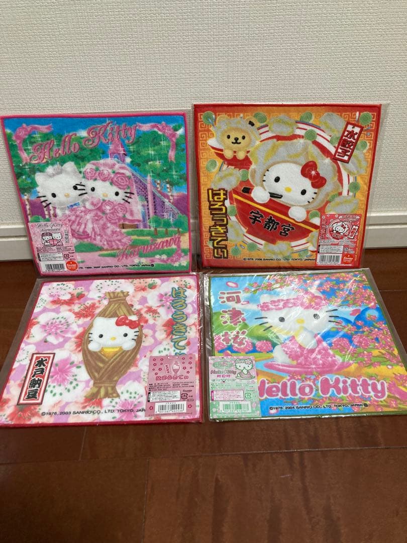 d*2様 Sanrio ハローキティ ご当地 プチタオル 18枚