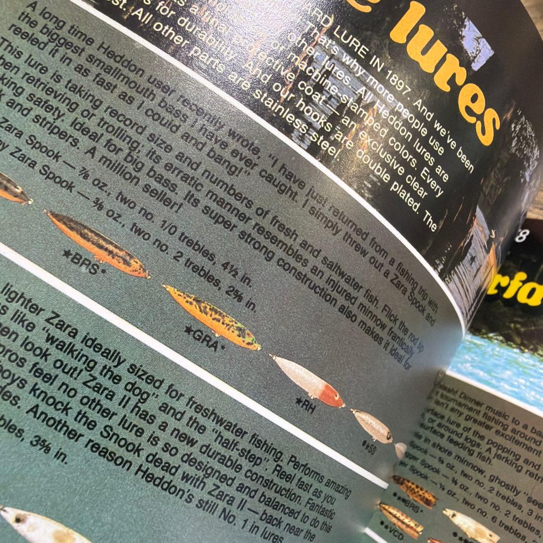 激レアルアー掲載！ ヘドン プラスチックス コレクティブルス　本　カタログ