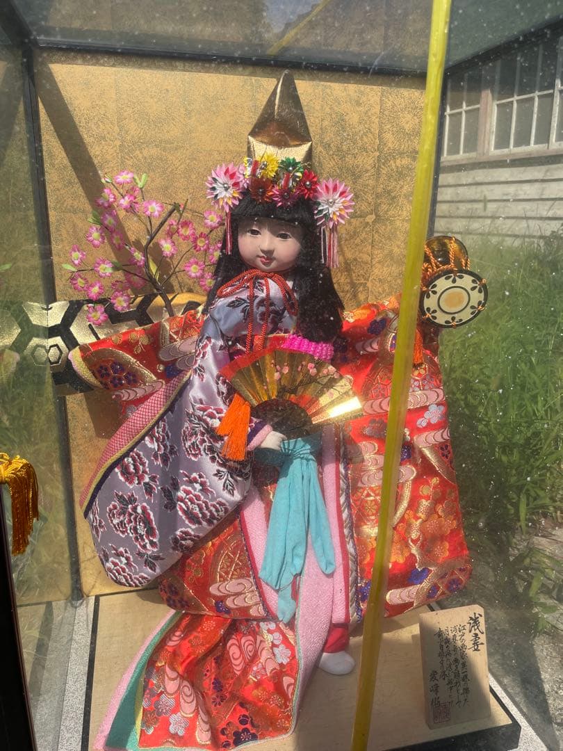 ケース入り日本人形 藤娘 端午の節句 昭和レトロ　15番　2号