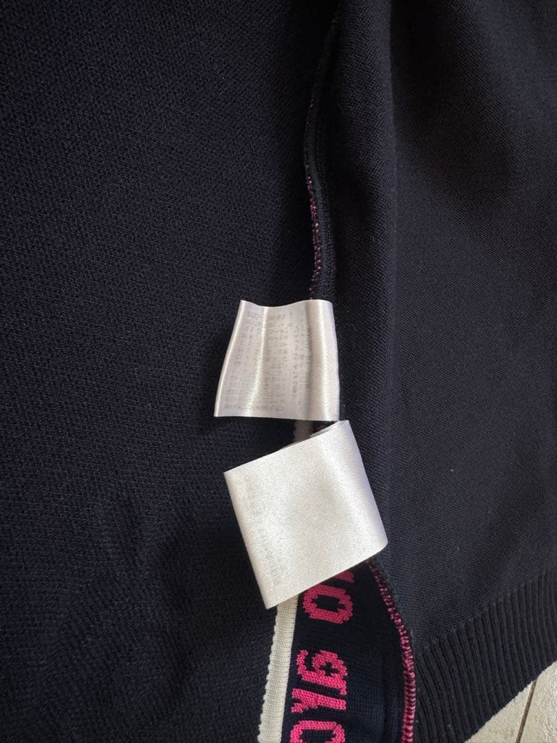 archivio アルチビオ 38ネイビー ジップアップ セーター レディース