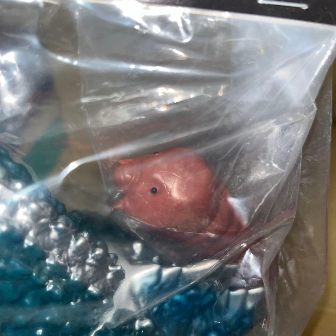 安楽安作　ゴジラ　モスゴジ＋ミニモスラ　ソフビ　medicom toy