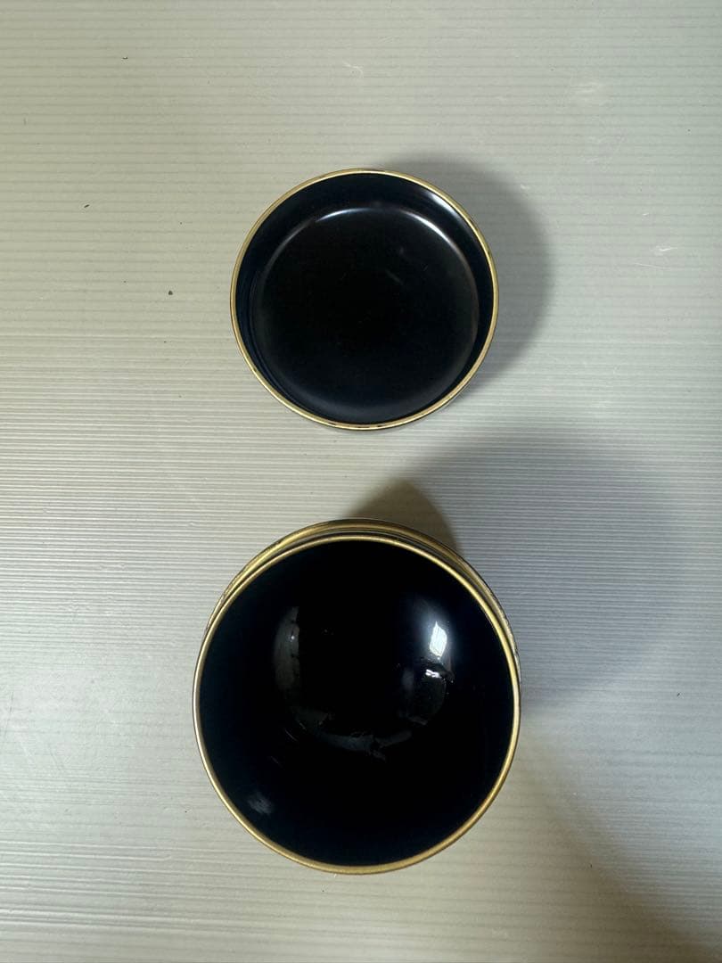 2304 宮田宗景作　雲月花蒔絵　中棗　茶道具