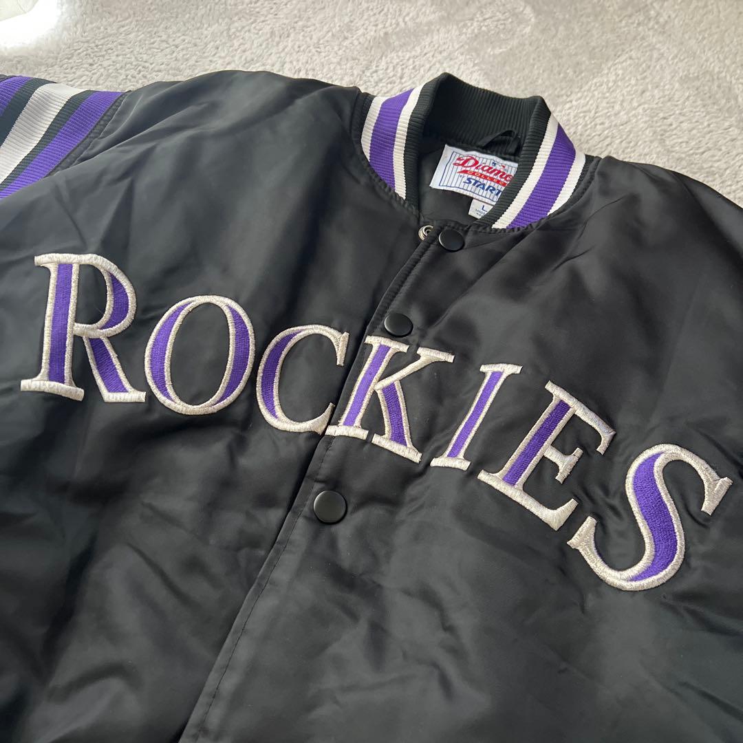 美品✨スターター　ロッキーズ　スタジャンMLB STARTER ダイアモンドＬ