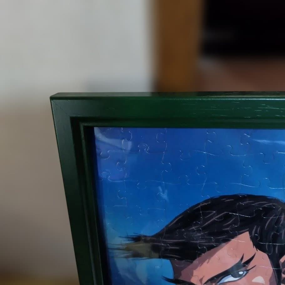 完成品特大 77×54.5cm額縁付ストリートファイターII 2ジグソーパズル