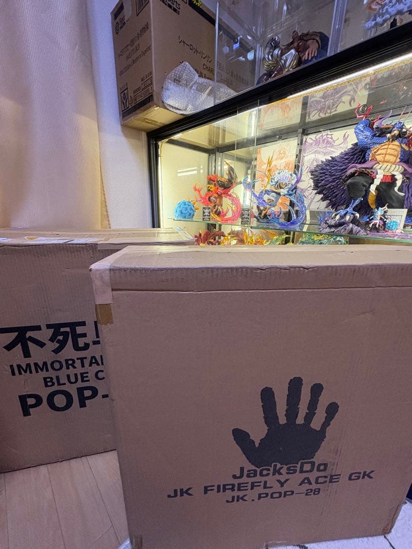 ワンピースフィギュア炎拳のエース　ガレージキット　jacksdo スタジオ正規品