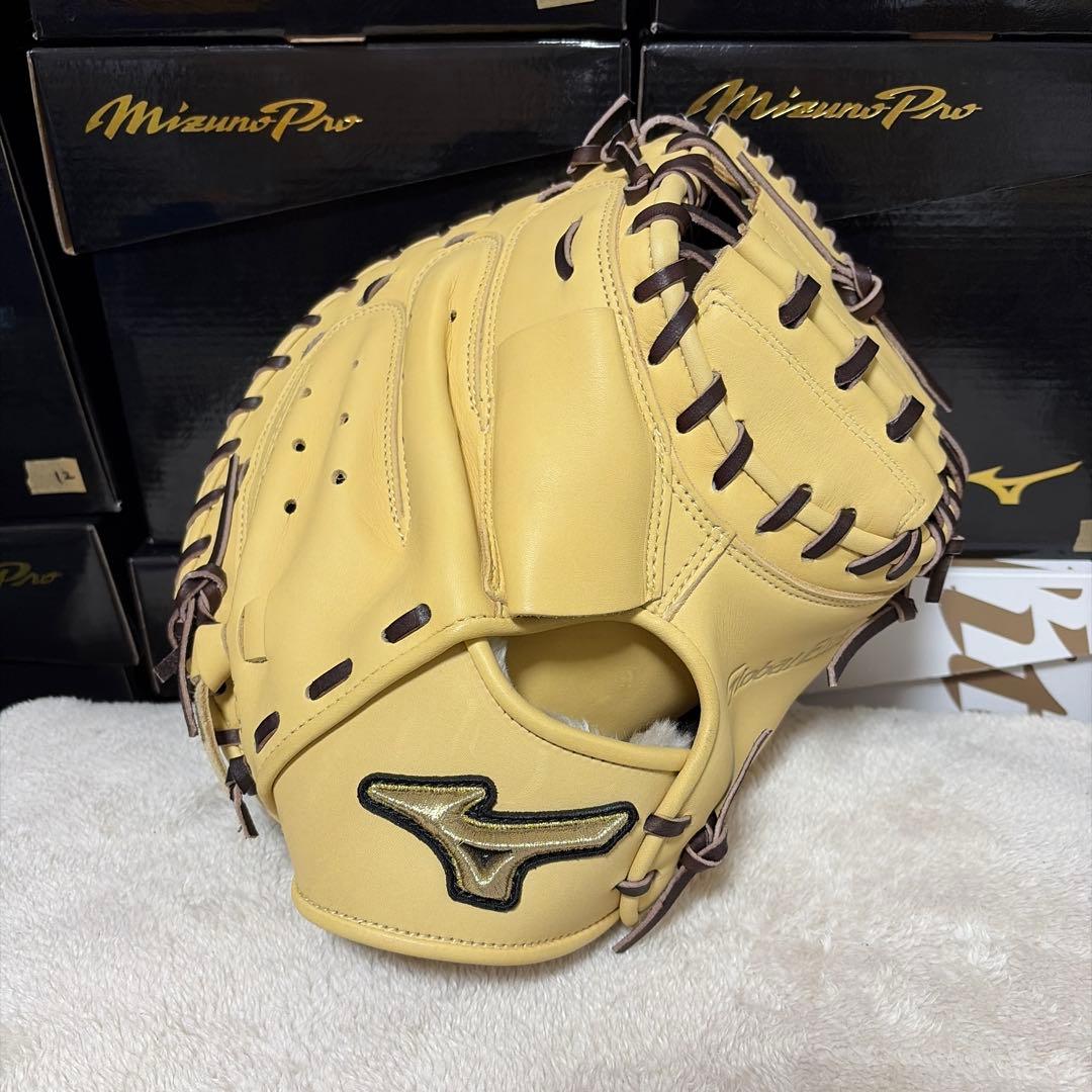 ミズノ　Global Elite 號　軟式　捕手用　キャッチャーミット　M-R型