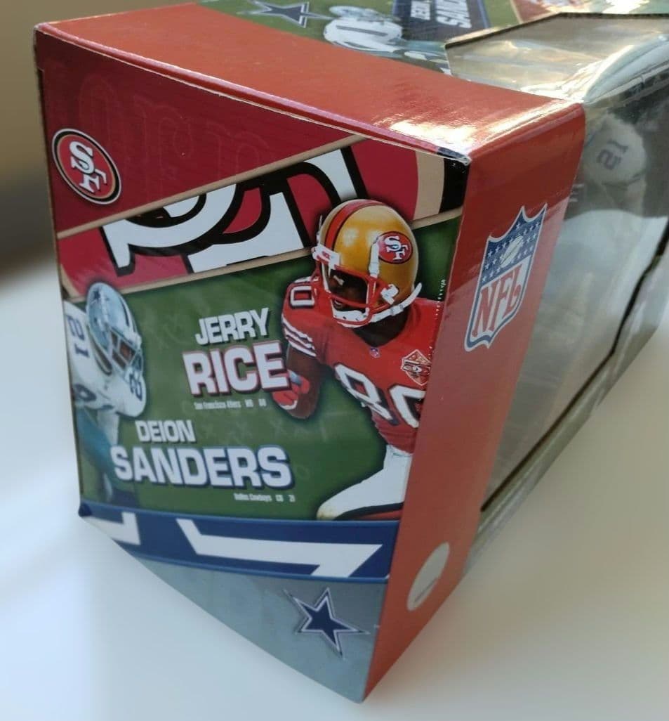 チ*マ様 マクファーレンNFL 2パック/Jライス&Dサンダース フィギュア