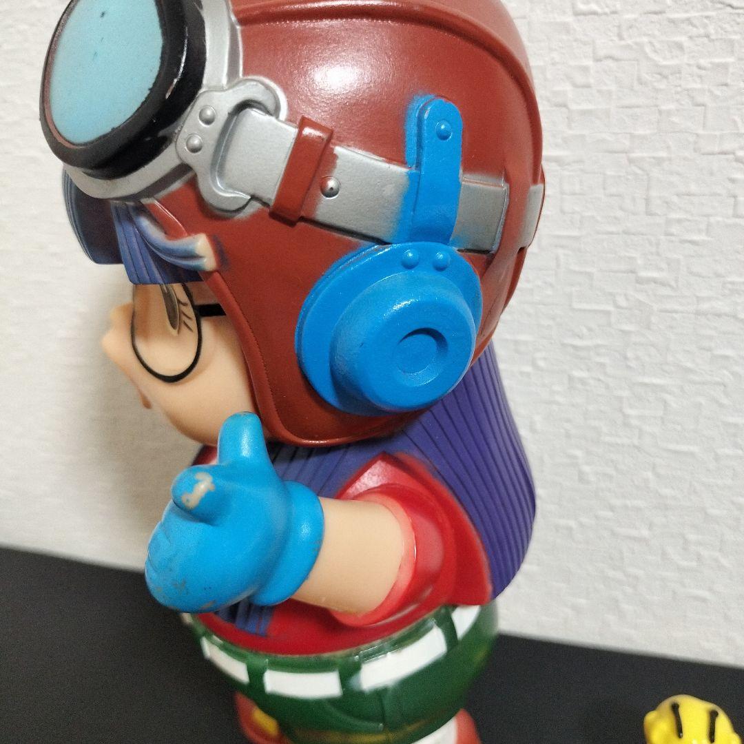 当時物！希少！Dr.スランプアラレちゃん　ソフビ貯金箱＆ガッチャン指人形