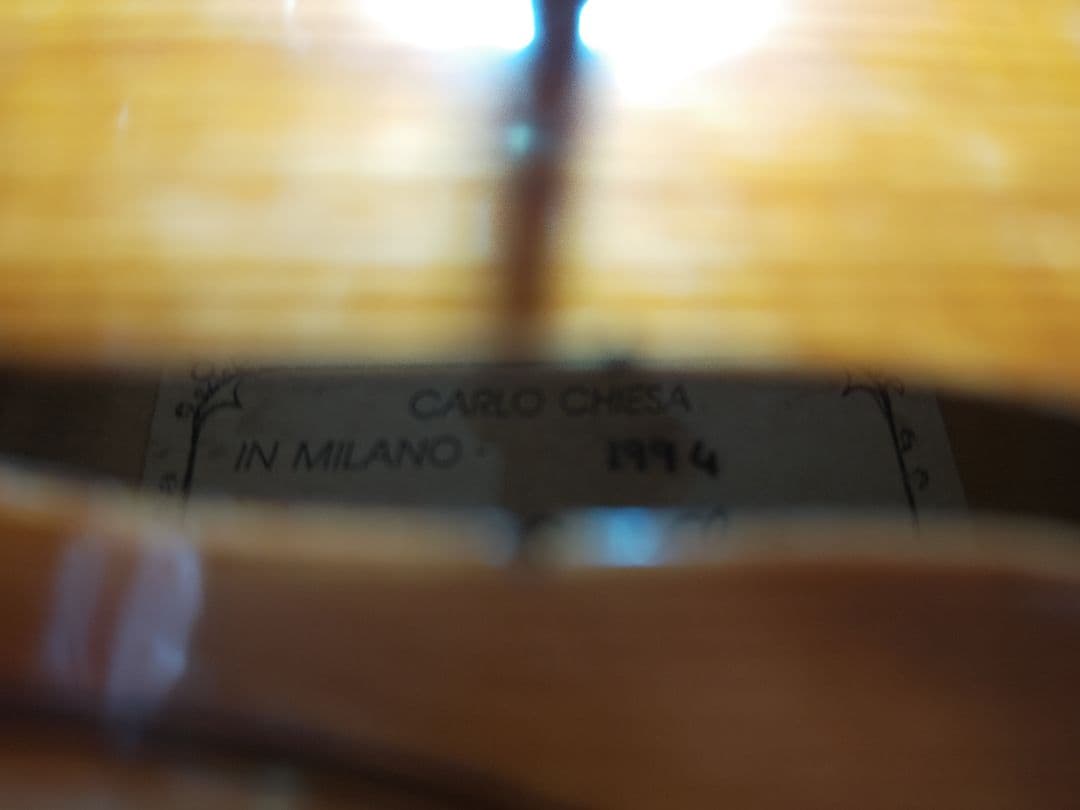 イタリアンバイオリン本体 4/4 カルロ・キエーザ、ミラノ、1994年