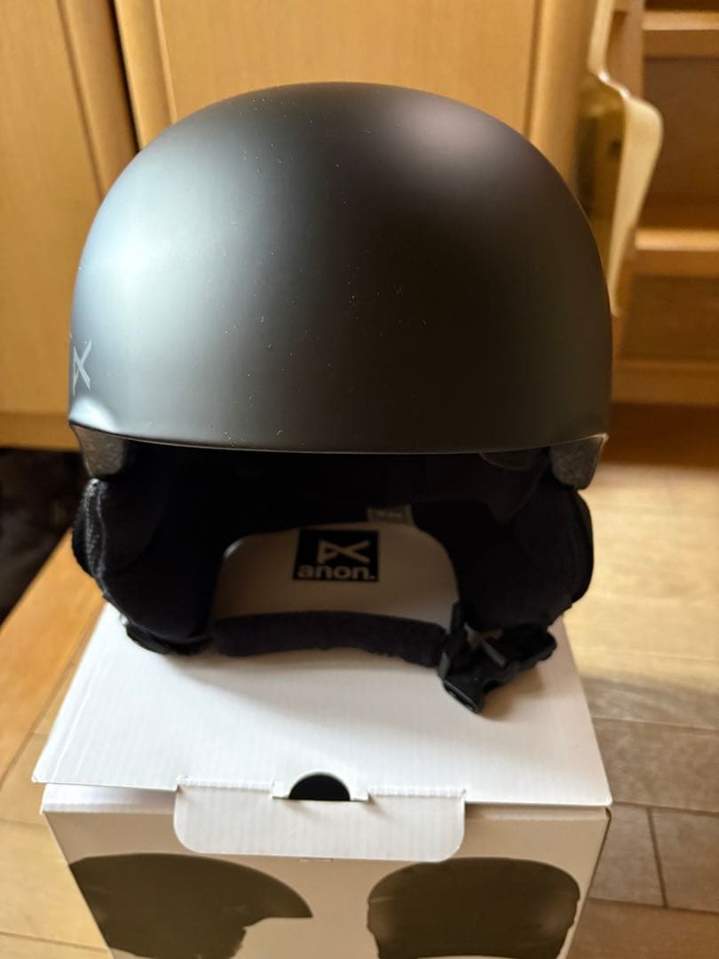 anon HELO ROUND FIT ヘルメット マットブラック　L