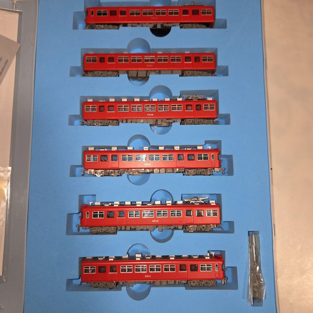 現状品 名鉄5500系 特別整備後 スカーレット 基本/増結 6両セット