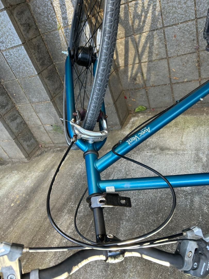 直接取りに来てください。値下げあり、非対面受取クロスバイク27インチ　正常に動作