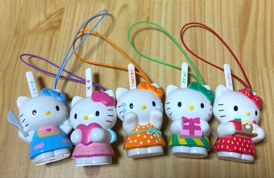 ハローキティ おみくじストラップ 5個セット 平成 レトロ