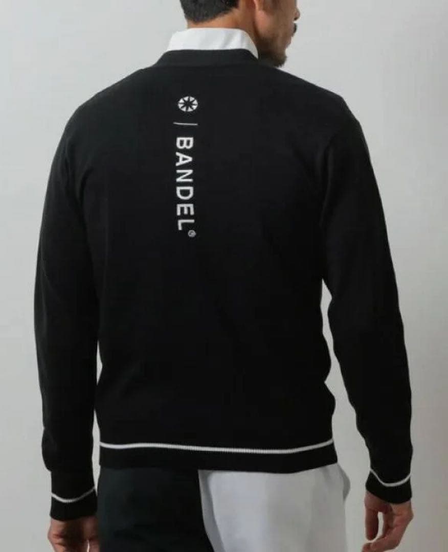 BANDEL ブラック ニットカーディガン　　IV（Lサイズ）　バンデル