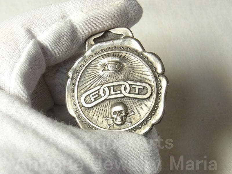 《m6502》秘密結社オッドフェローズ ウォッチフォブ アンティーク アメリカ