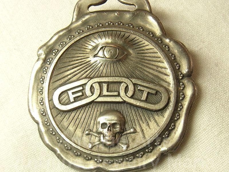 《m6502》秘密結社オッドフェローズ ウォッチフォブ アンティーク アメリカ