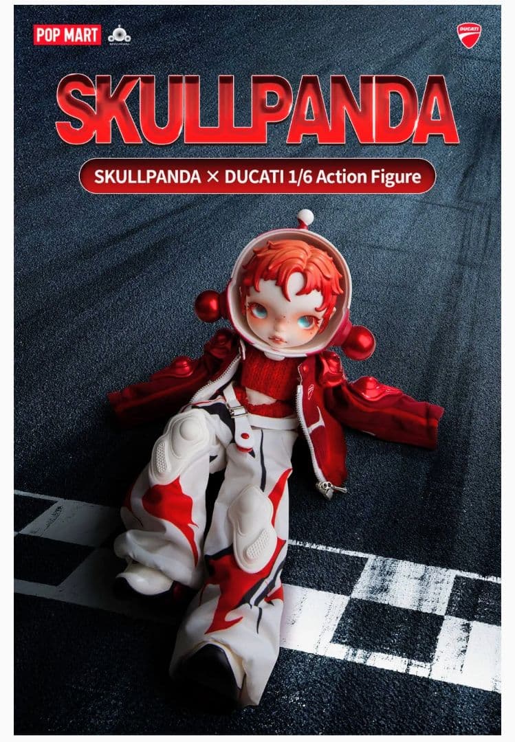 スカルパンダ× DUCATIコラボ 1/6 フィギュア★シュリンク付き★