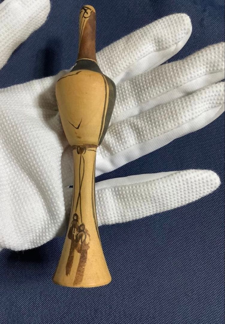 激レア こけし 修道士 修道女 根本勲 約13cm