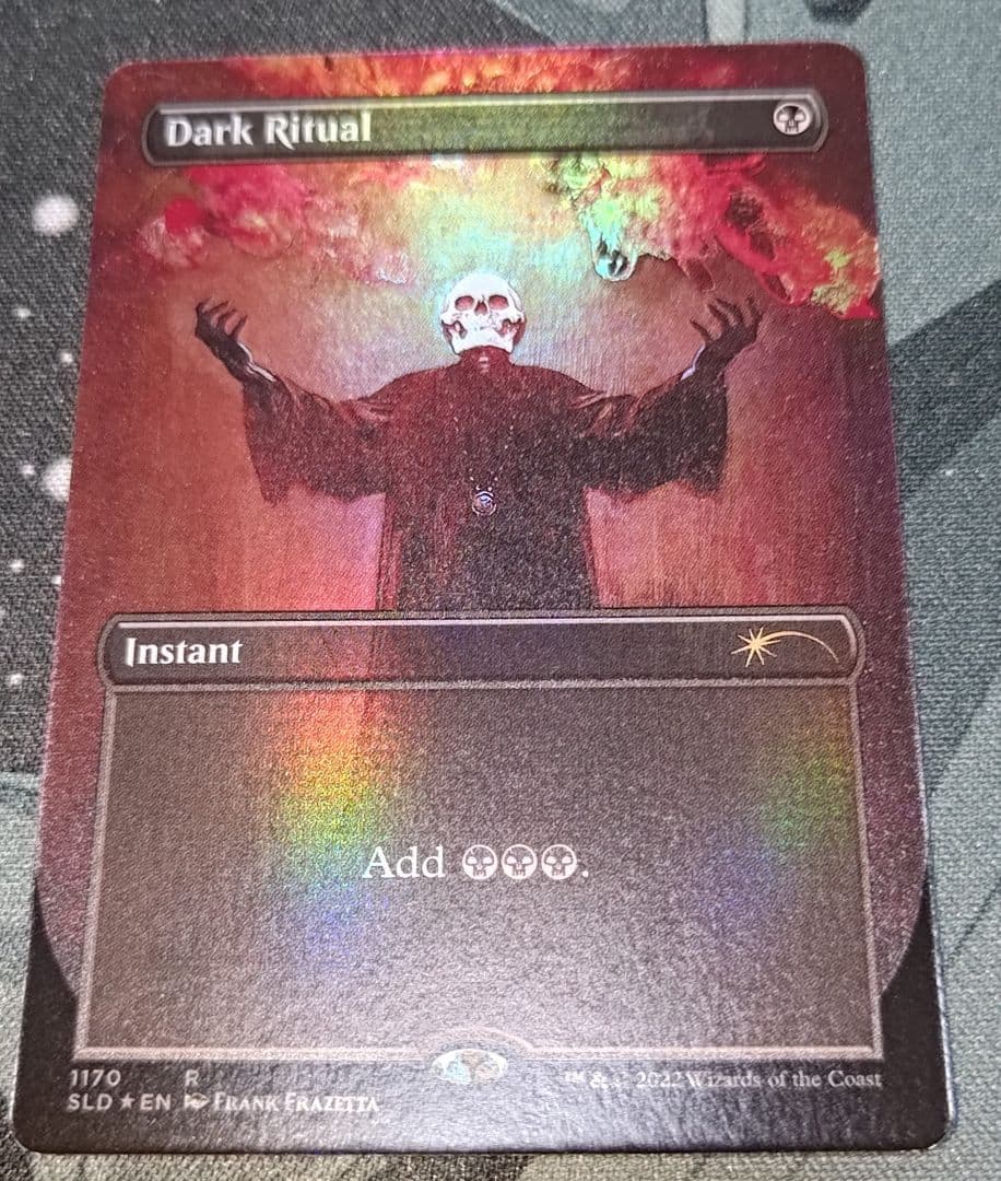 暗黒の儀式/Dark Ritual×4枚セット Foil ボーダーレス版