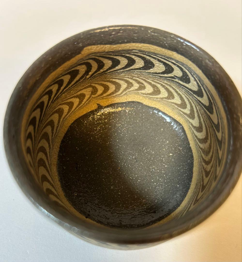 練込ぐい呑　親子三人揃