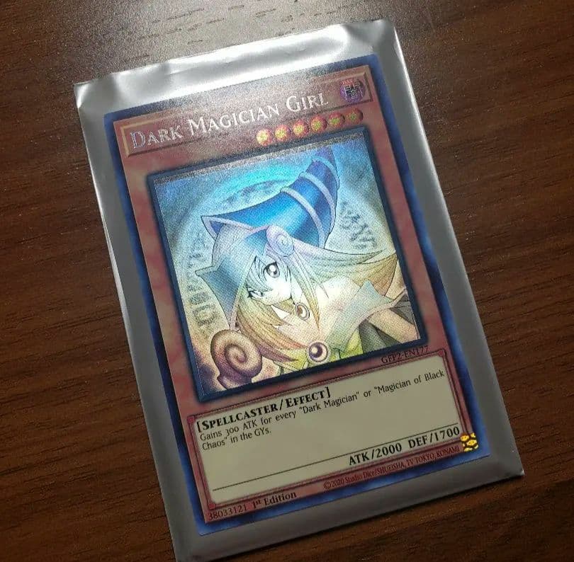 遊戯王　ブラックマジシャンガール ホロ ゴーストレア　英語　希少