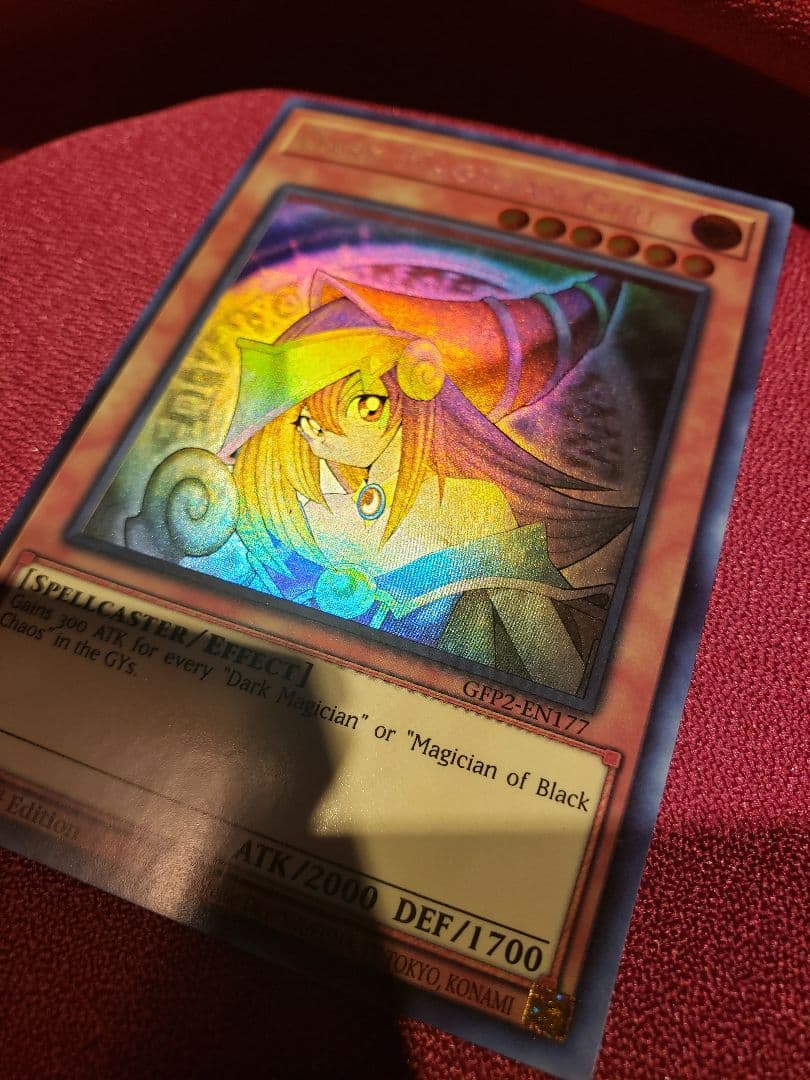 遊戯王　ブラックマジシャンガール ホロ ゴーストレア　英語　希少