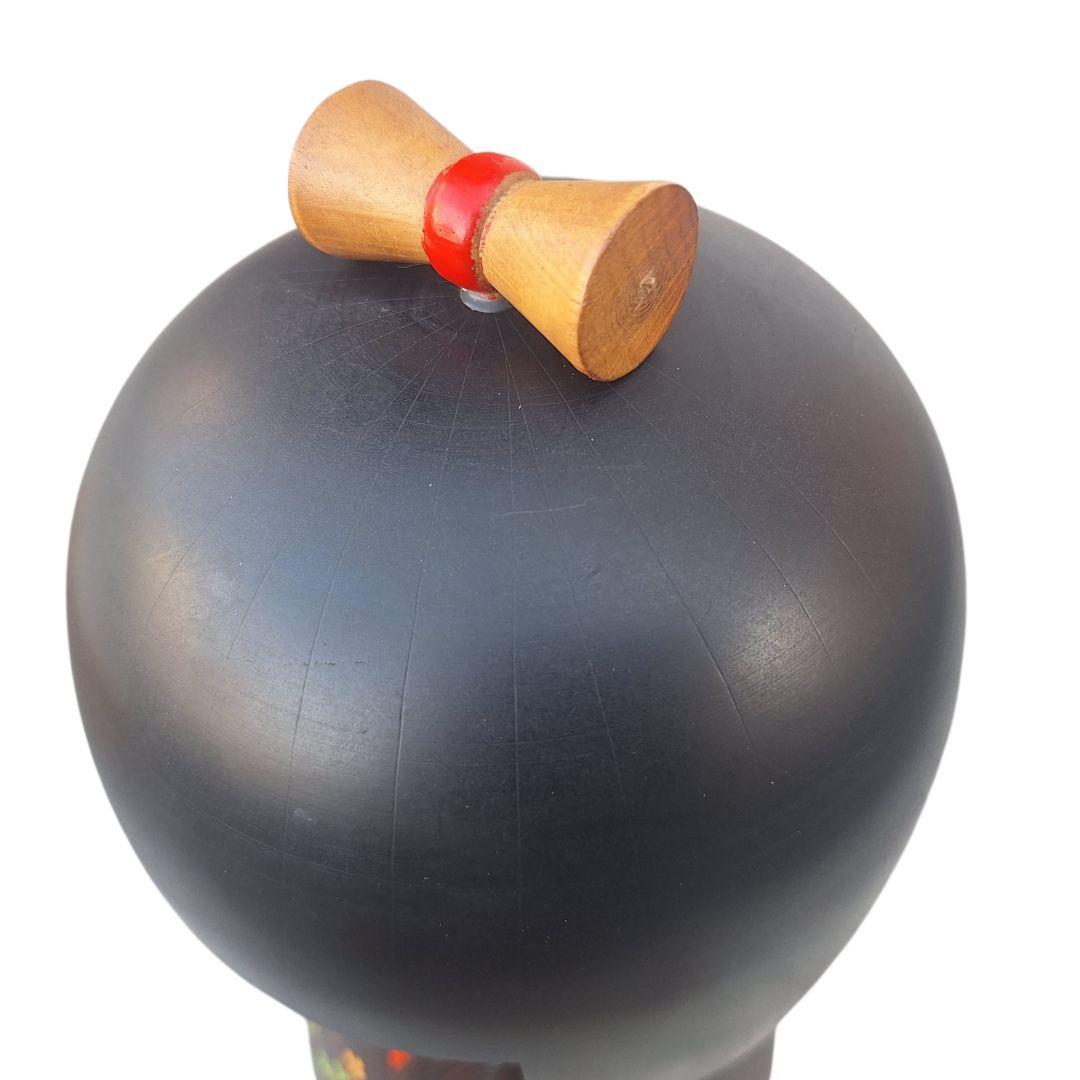 大型35cm 創作こけし 路傍 箱・銘札付 内閣総理大臣賞作家