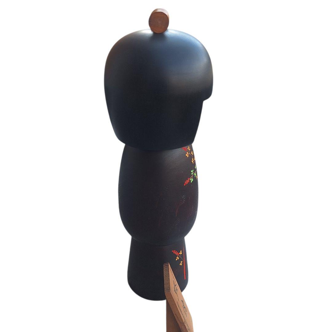 大型35cm 創作こけし 路傍 箱・銘札付 内閣総理大臣賞作家