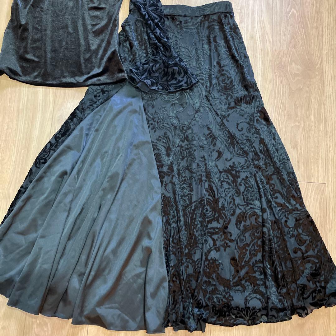 チャコット　社交ダンス　ロイヤルダンス　スカート　カナエダンス　トップス