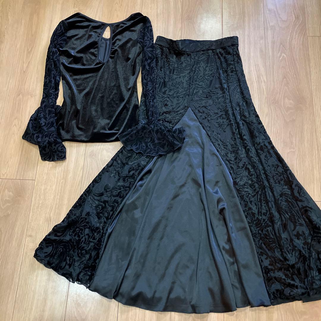 チャコット　社交ダンス　ロイヤルダンス　スカート　カナエダンス　トップス