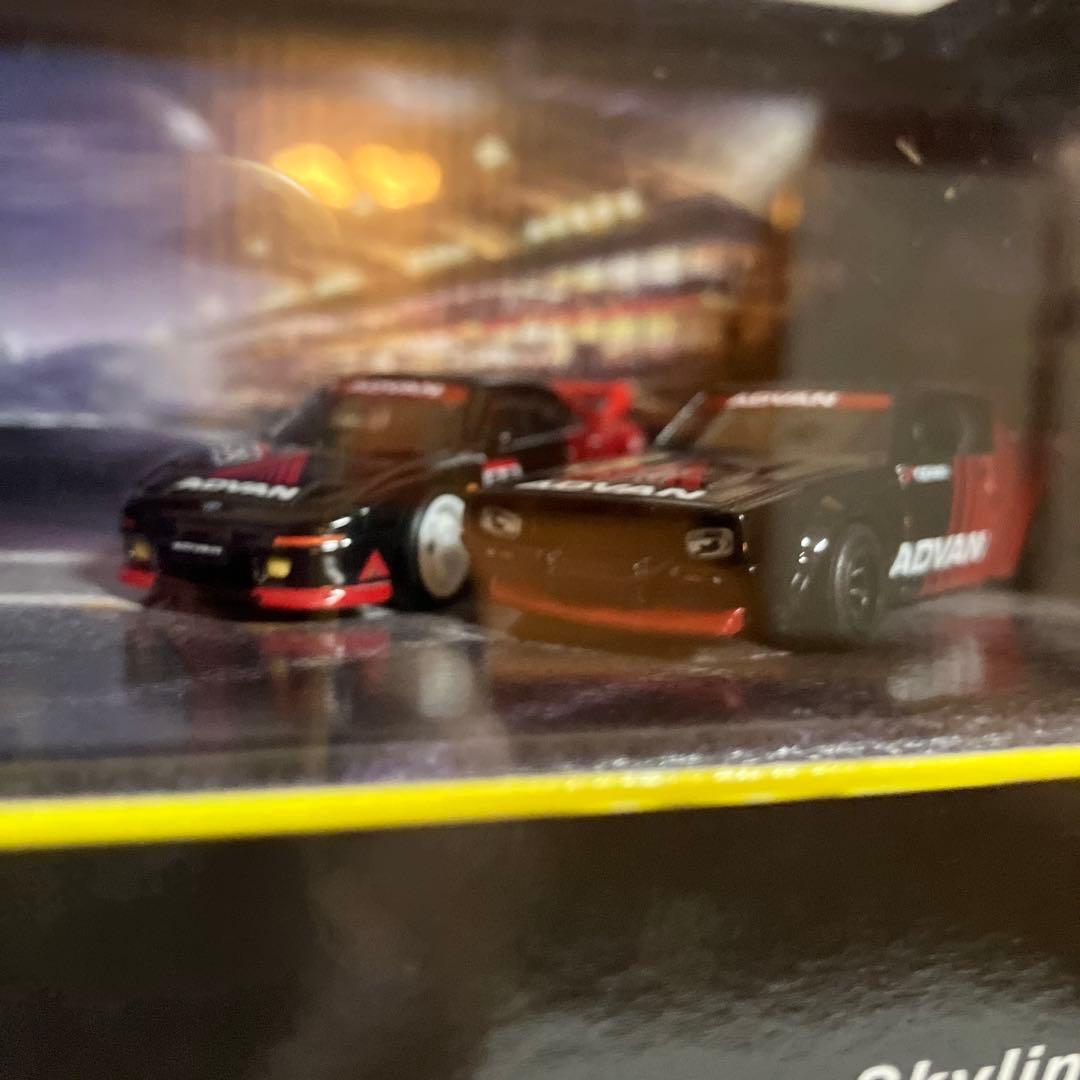 ホットウィール⭐️ロゴライト⚡️プレミアムADVANレーシング✨共に新品❗️2セット‼️