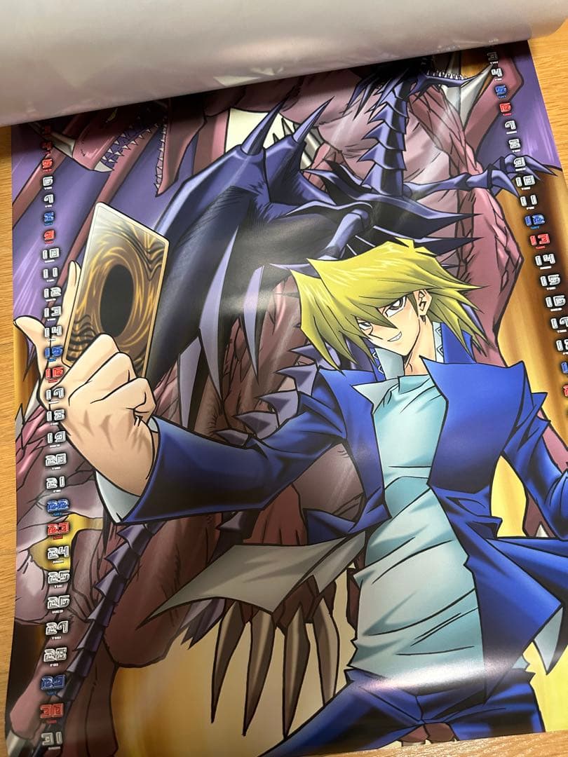遊戯王デュエルモンスターズ 2004年カレンダー 新品未使用 yu-gi-oh