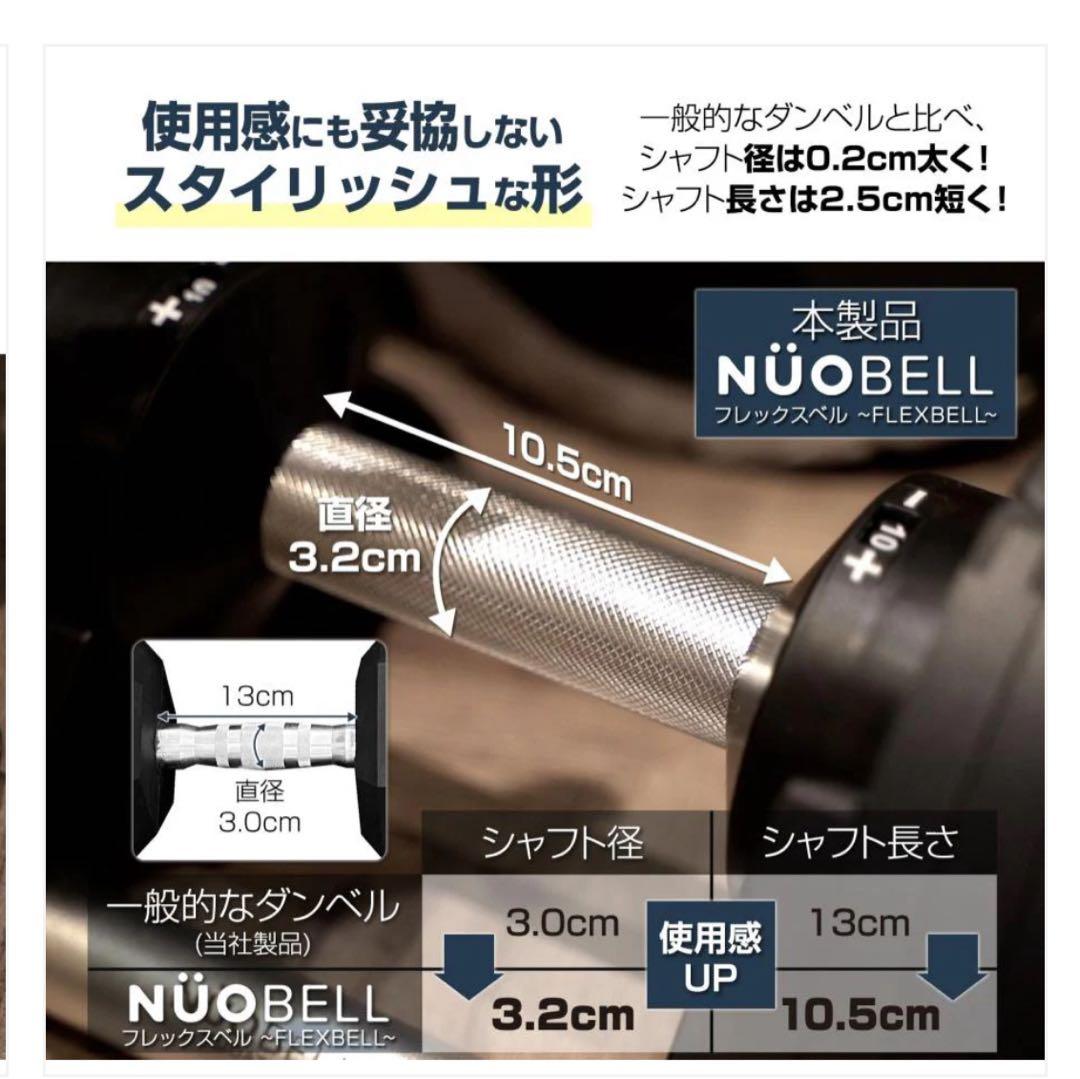 NÜOBELL FLEXBELL ダンベル 32kg 1