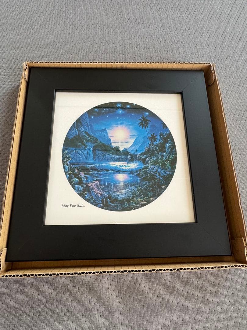 【美品】額付きラッセン　版画　トランキュイルモーメント