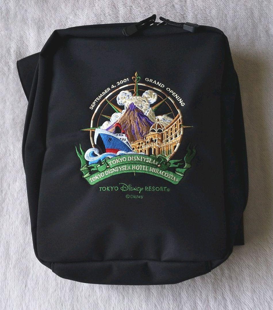 ディズニーシー　オープン記念品（非売品）　ミッキー刺繍リュック★激レア・希少品！