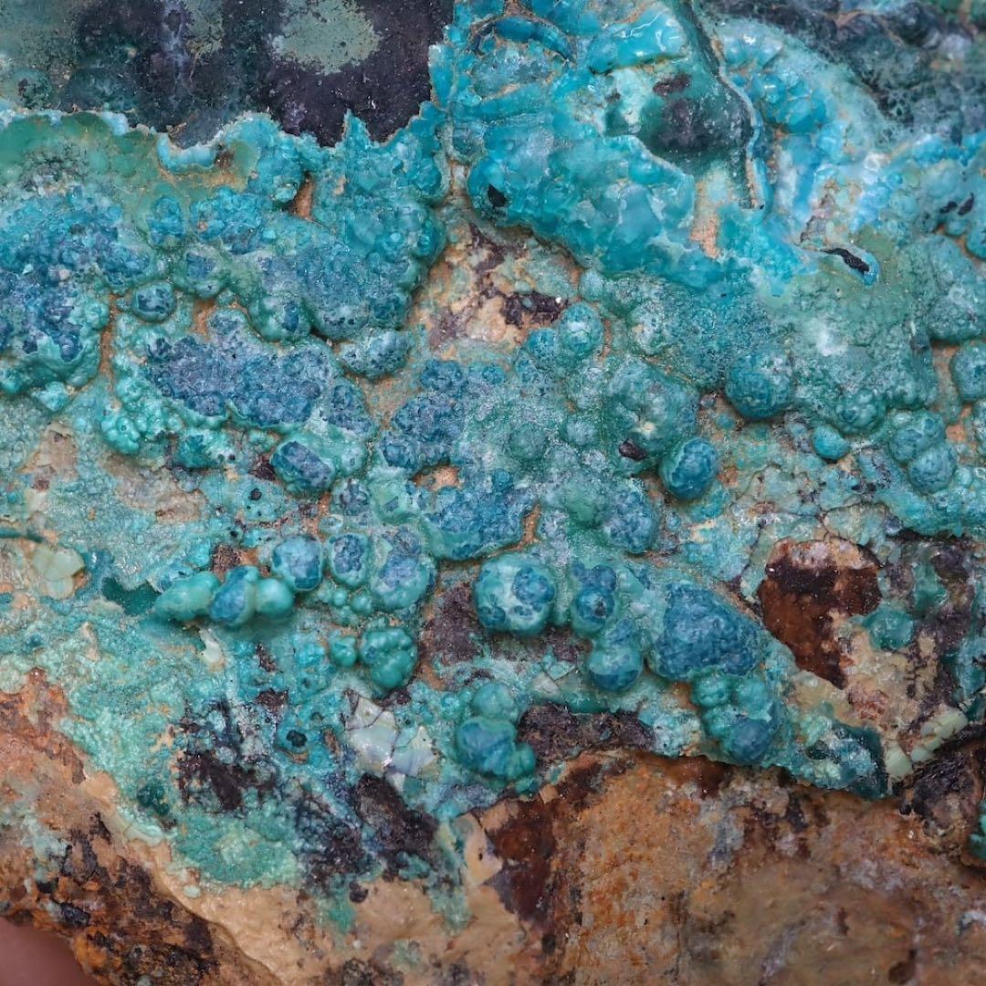 クリソコラ & シュードマラカイト珪孔雀石 擬孔雀石 131.5g CHS126